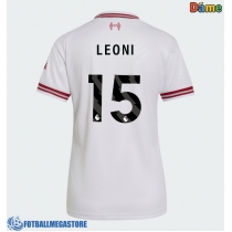 Fotballdrakt Dame Liverpool Giovanni Leoni #15 Bortedrakt 2026-27 Kortermet
